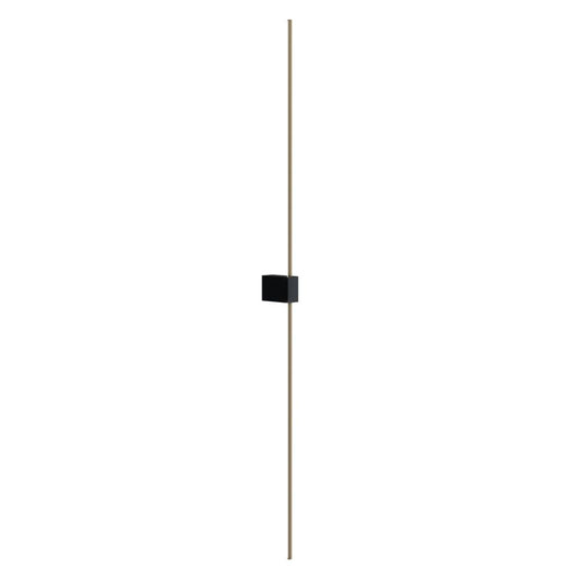 Aplica de perete Aluminiu Negru/Auriu L105xH3cm Pars