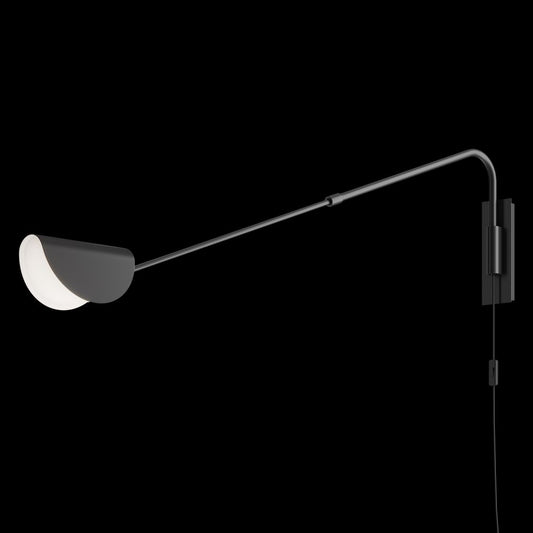 Aplica de perete Metal Negru L105xH36cm Mollis