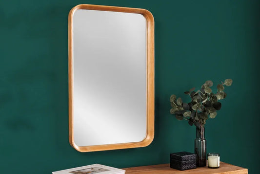 Oglinda cu rama din Lemn de stejar Maro H80xL50cm Amsterdam