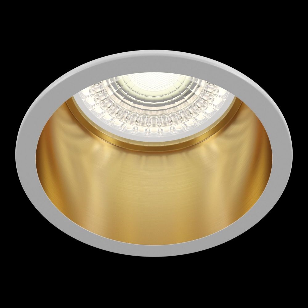 Spot incastra din Aluminiu Auriu D7xH6cm Reif