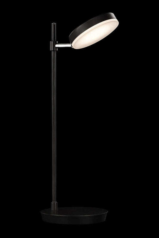 Veioza din Acrilic si Metal Negru L16xH47cm Fad