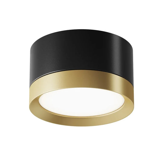 Spot aplicabil din Aluminiu Negru/Auriu H5xD8.5cm IP 20 GX53 15W Hoop
