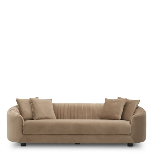 Canapea tapitat cu Catifea Maro L241xA100xH64cm Jameson Eichholtz