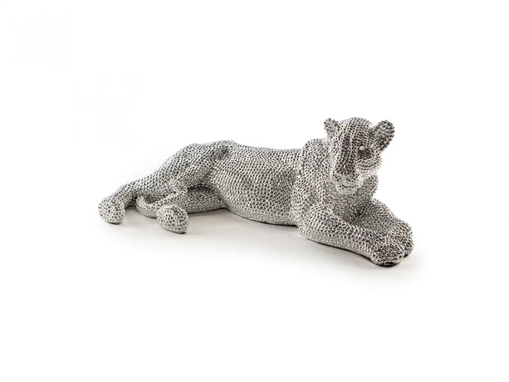 Figurina decorativa din Polirasina Argintiu L64xH22cm Leona