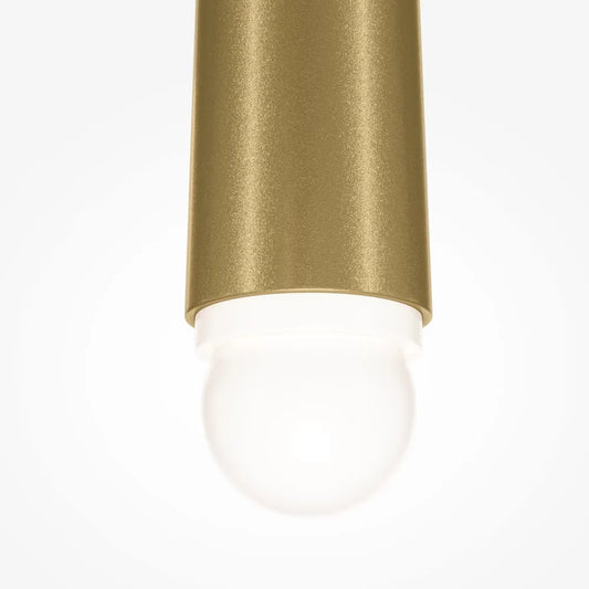 Pendul din Aluminiu Auriu D3.5xH150cm 6W 700lm 2600-3500k Cascade