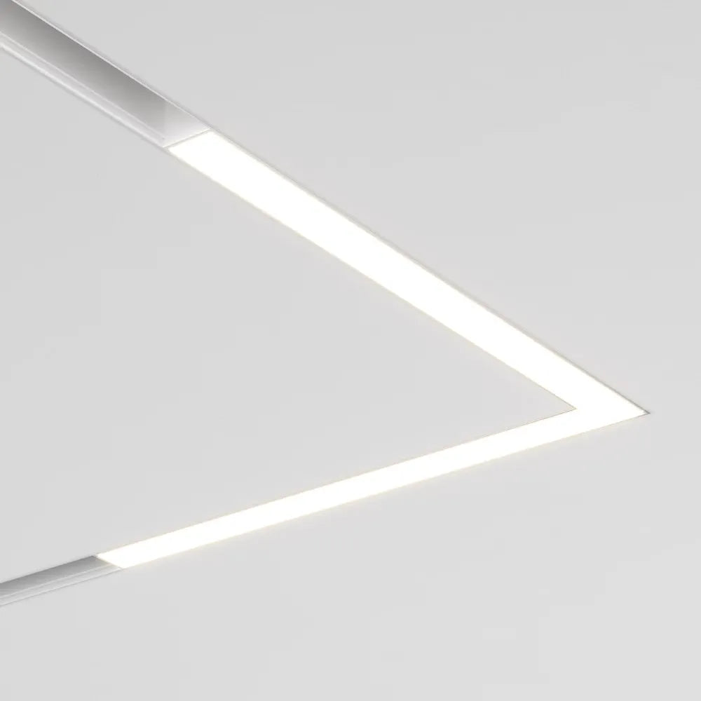 Spot dimabil smart pentru sina Exility din Aluminiu Alb H4.4xL30.2cm 24W 1380lm 2700-6000k Basis Angle