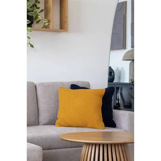 Perna decorativa din Bumbac Portocaliu ochre 45x45cm Santos