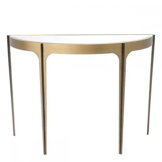 Consola din Oglinda si Metal Alama L102.5xH75cm Artemisa Eichholtz