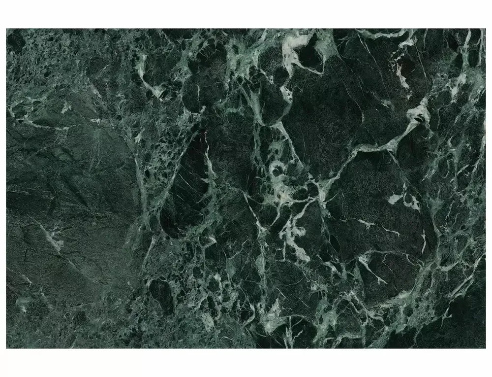 Masa Dreptunghiulara de 12 persoane din Sticla securizata+Ceramica Verde Alpi si Metal Argintiu L160-240xH76cm Moncler