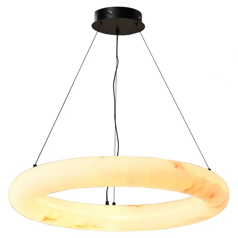 Lustra din Metal/Rasina Auriu/Alb D80xH120cm Solmira Richmond interiors