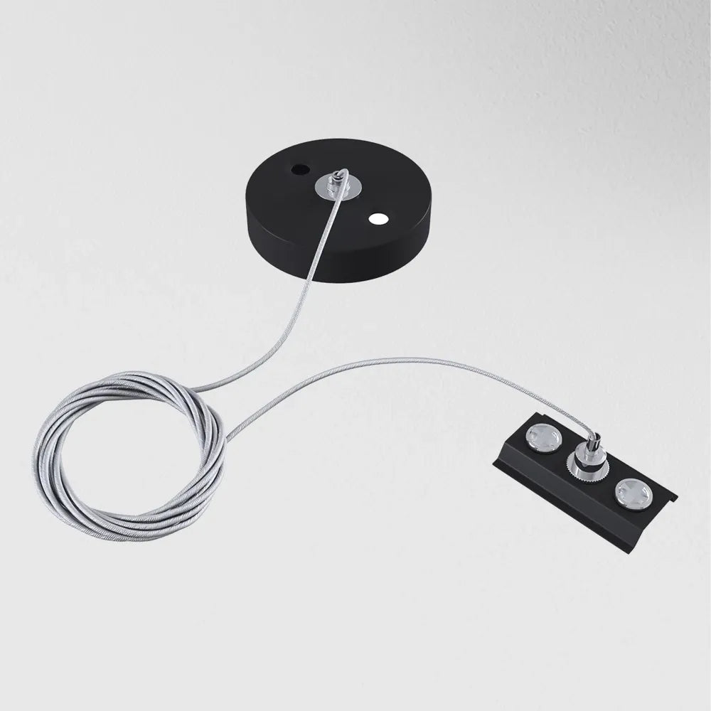 Cablu pentru suspendare sina monofazata din Metal Negru L200xH3cm Accessories for tracks Unity