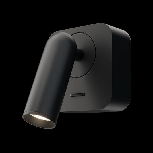 Aplica de perete reglabila din Metal Negru cu LED L7x7xH9cm Mirax