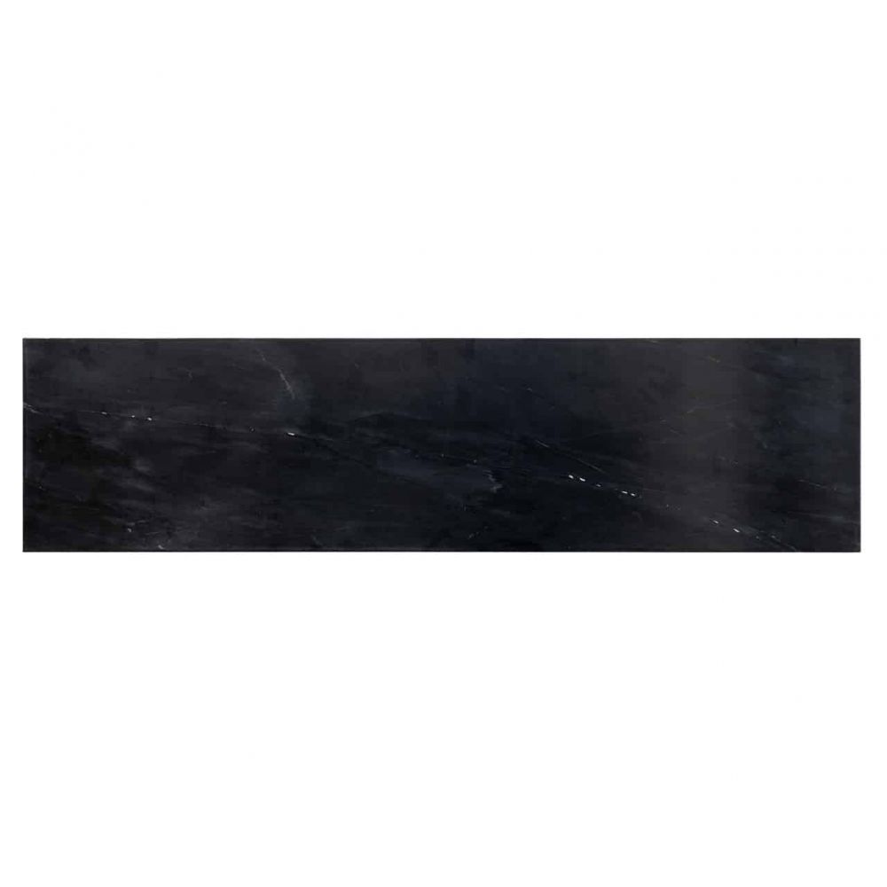 Comoda din marmura si MDF Negru/Auriu L160xH86cm Ironville Richmond Interiors