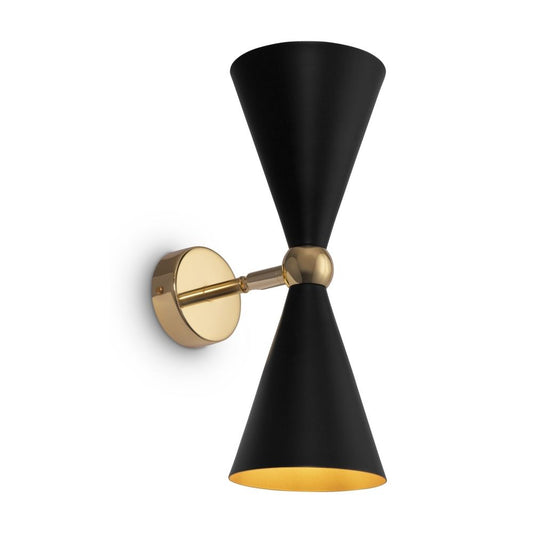 Aplica de perete Metal Auriu/Negru L32xH32cm Vesper