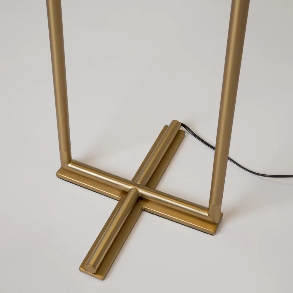 Lampa podea din Metal Alama si Sticla Alb H150xL44cm The Sixth Sense