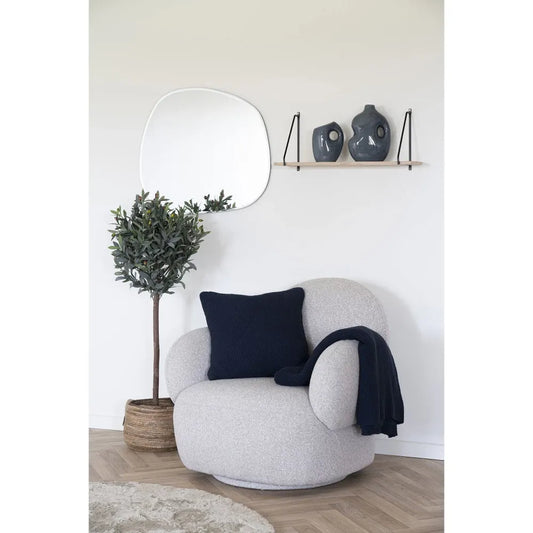 Perna decorativa din Bumbac Albastru 45x45cm Santos