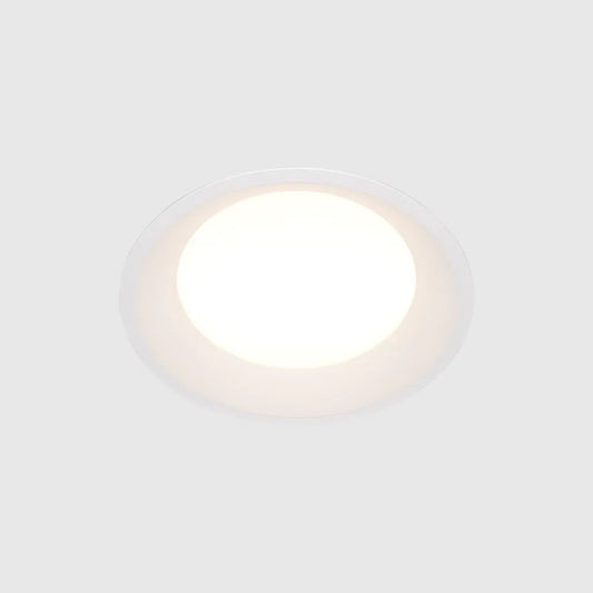 Spot incastrat rotund din Aluminiu Alb H5.5xD15.5cm IP 44 18W 1400lm 4000k Okno