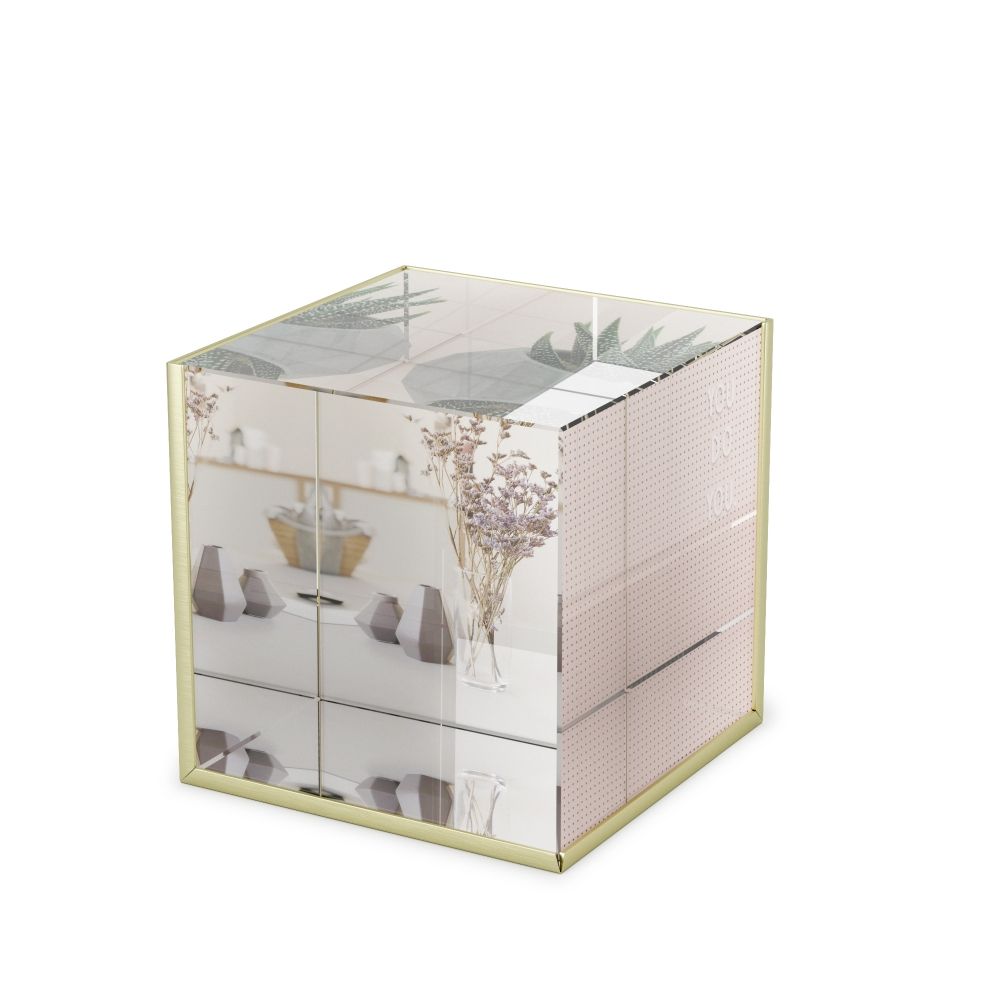 Rama foto cub din Sticla Transparent Ice H7xL7cm