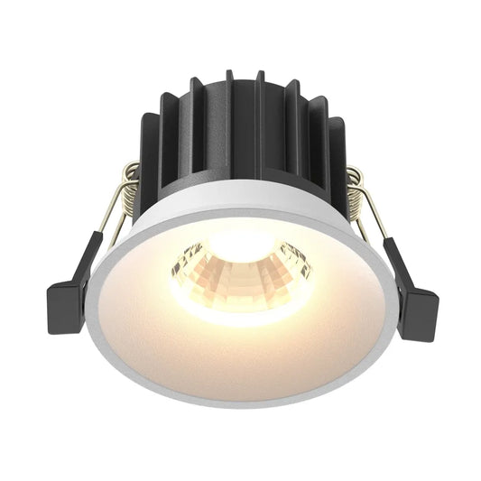 Spot incastrat din Aluminiu Alb H6xD8cm 12W 850lm 3000k Round