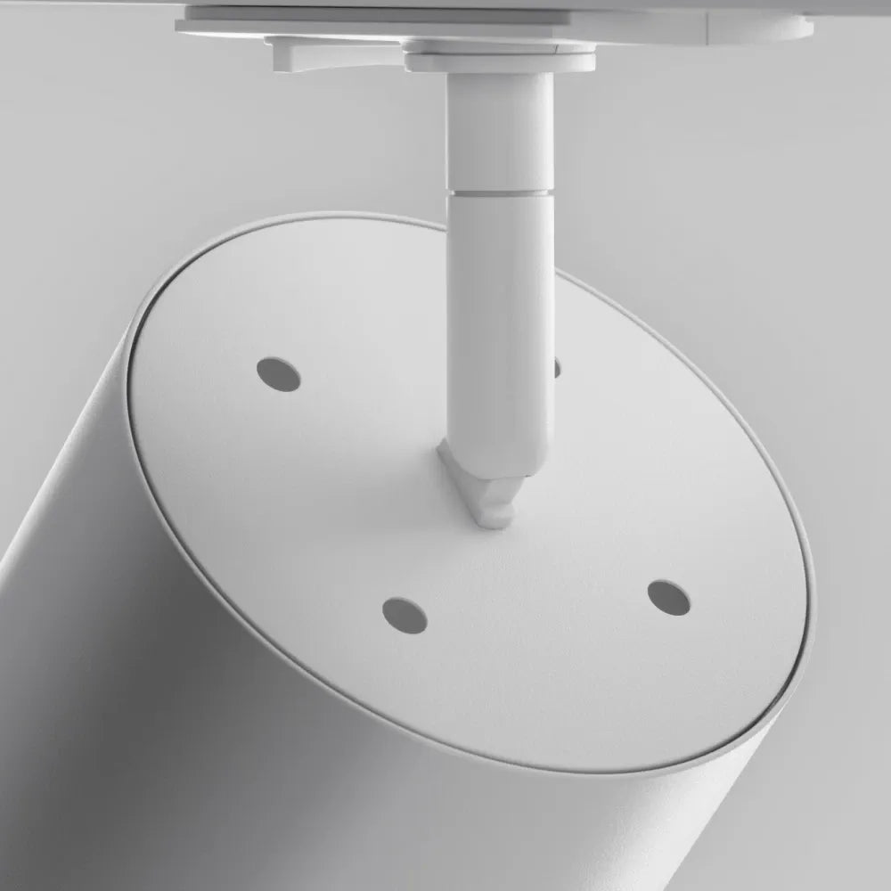 Spot pentru sina Unity din Aluminiu/Plastic Alb H14.8xD8.2cm Polar
