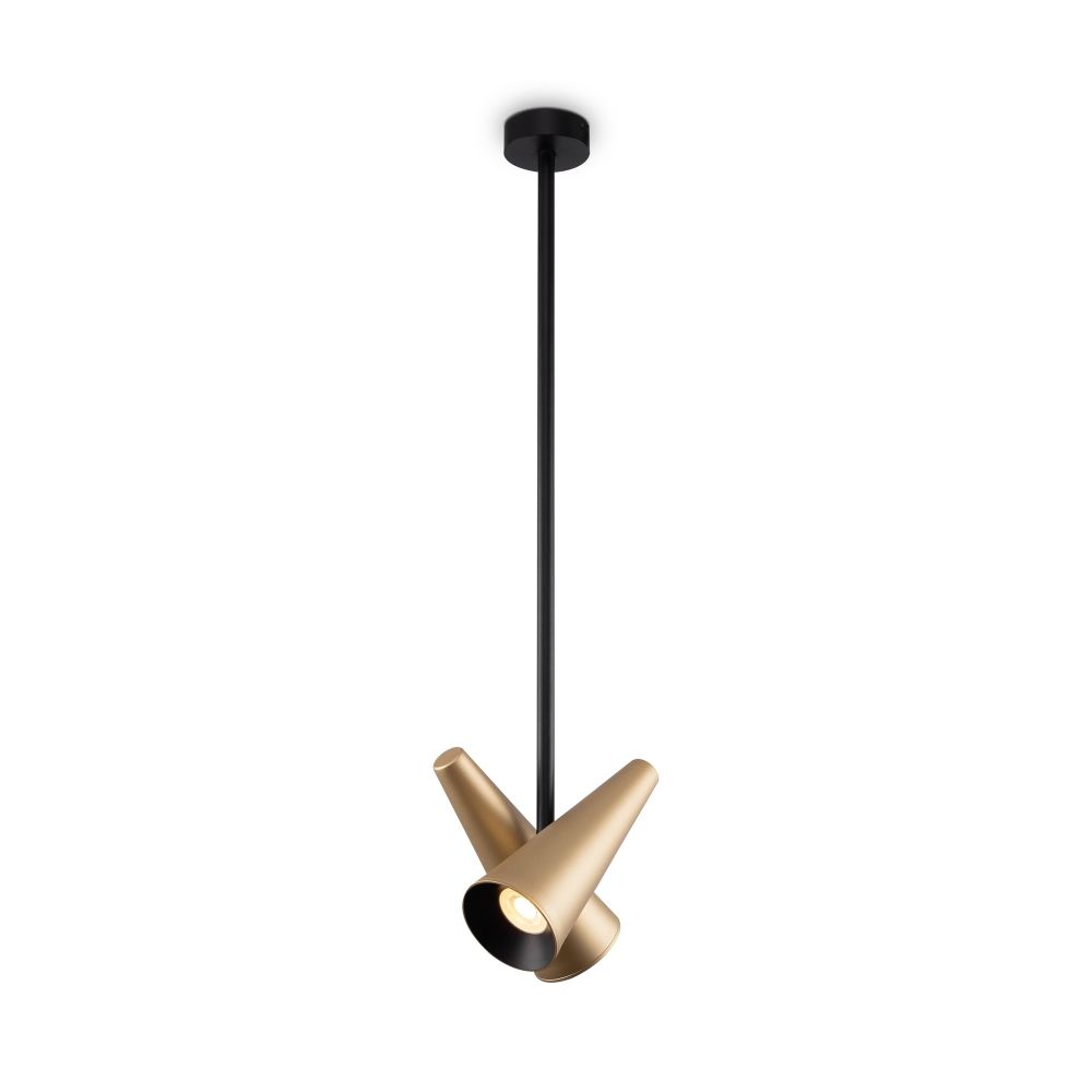 Lustra din Metal Alama cu 2 becuri GU10 50W D21xH78cm Giro