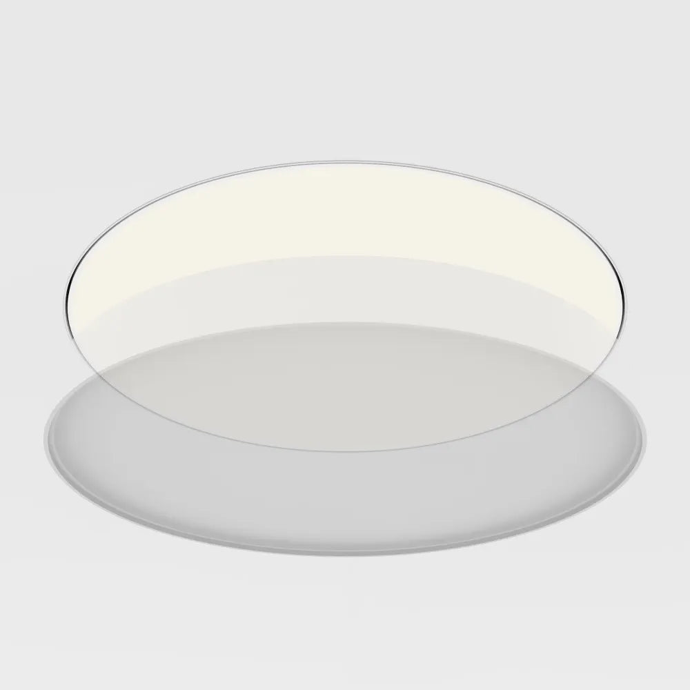 Acesoriu pentru incastrare plafoniera Zon de diametru 60cm din Metal Alb