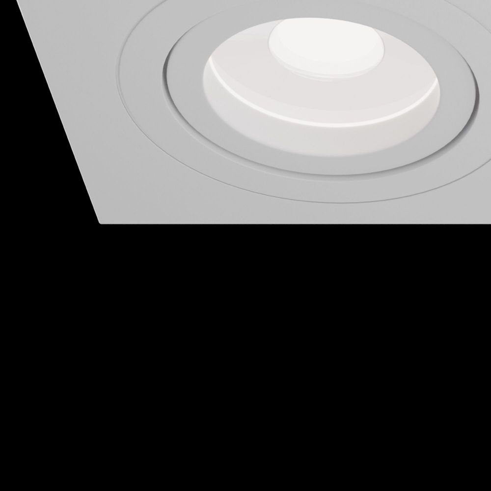 Spot incastra din Aluminiu Alb L18xH6cm Atom