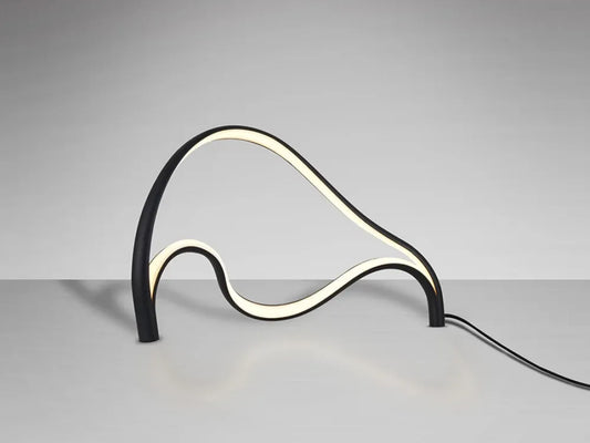 Veioza din Metal Negru H24xL40cm Danza