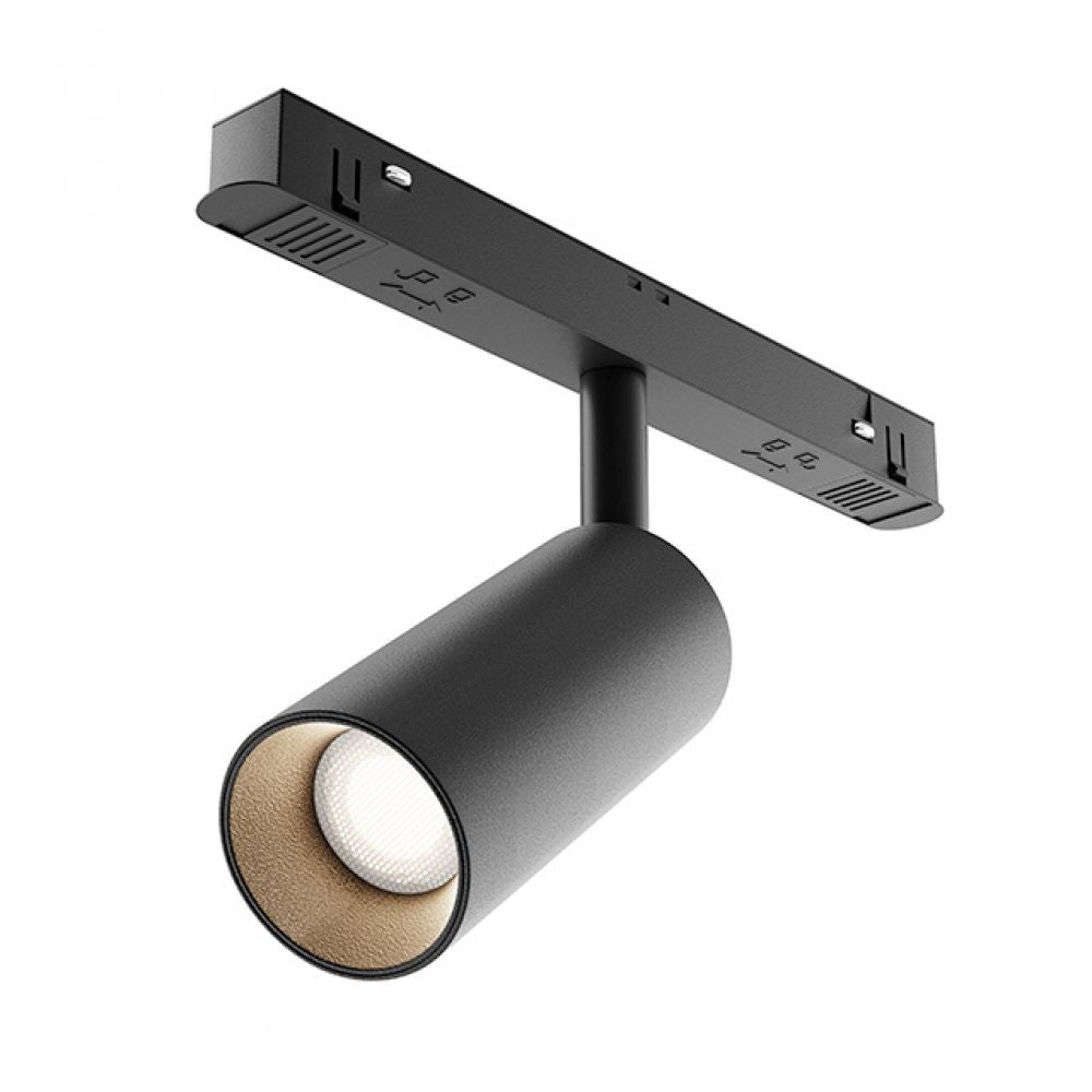 Spot pentru sina magnetica Exility din Aluminiu Negru 20W 1400lm 3000k L15xH21cm Focus LED