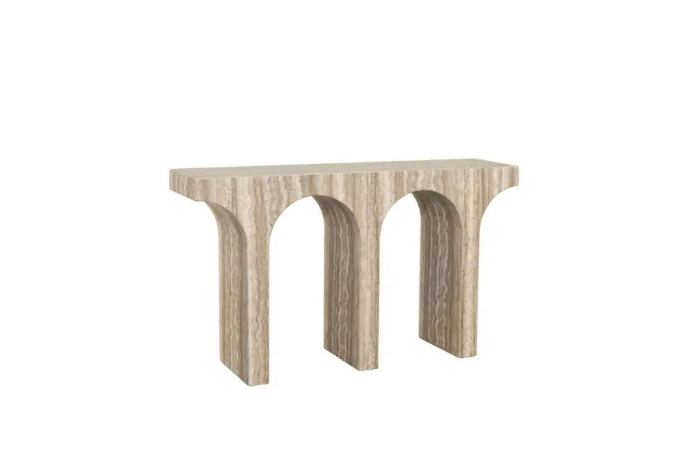 Consola din Travertin artificial Gri L140xH80cm Dulce Richmond interiors
