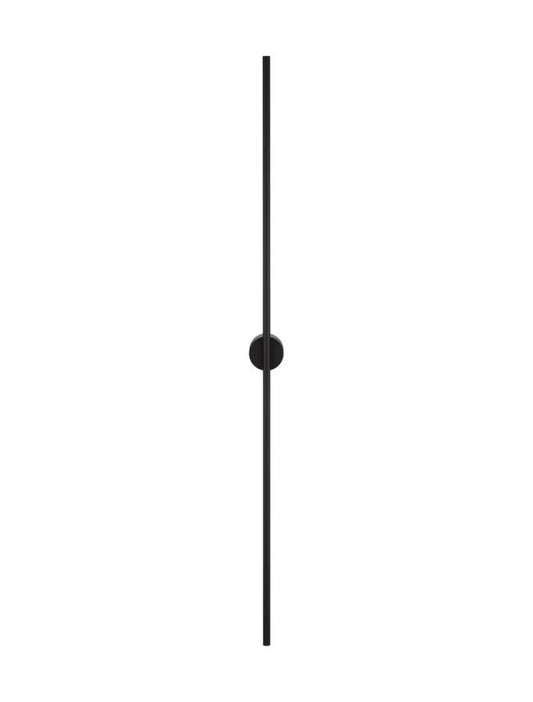 Aplica de perete din Aluminiu Negru H120xL1.5cm IP20 20W 672lm 3000k ADEN