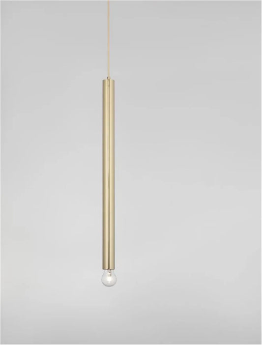 Pendul din Metal Auriu H180xL4.5cm IP20 NORWAY