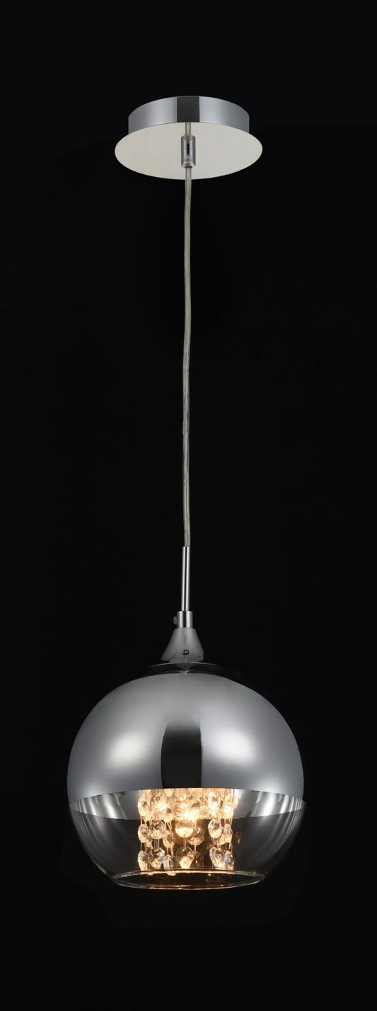 Pendul cu inaltime reglabila din Sticla Transparent D20xH96cm Fermi
