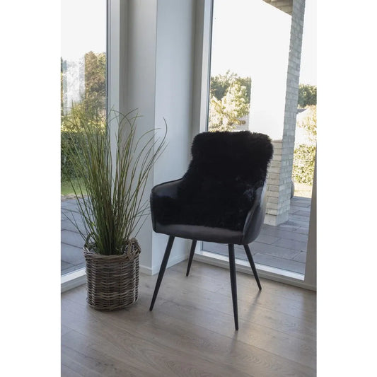 Blanita decorativa Negru 85x50cm Lambskin