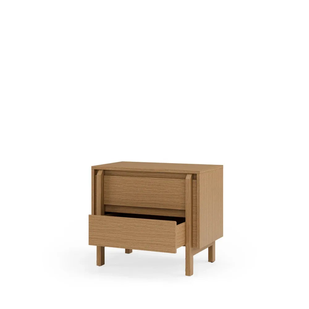 Noptiera cu sertare Pacific de culoare stejar L60xH48cm