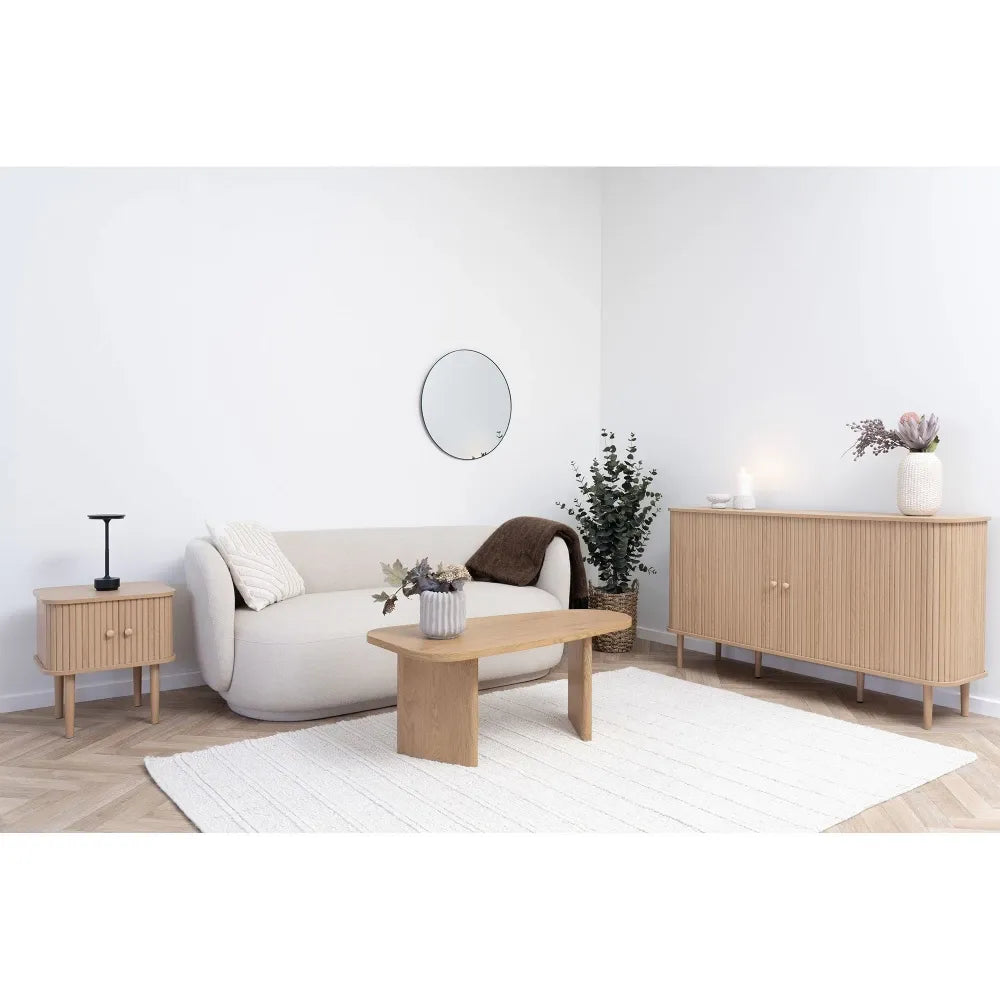 Comoda din MDF Maro si Lemn de pin Maro L140xH79cm Nikko