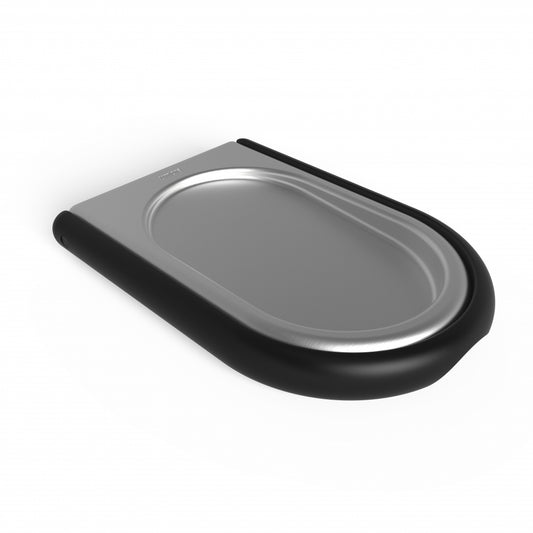 Suport pentru ustensile de bucatarie din Otel inoxidabil Gri Laydle L10xH14cm
