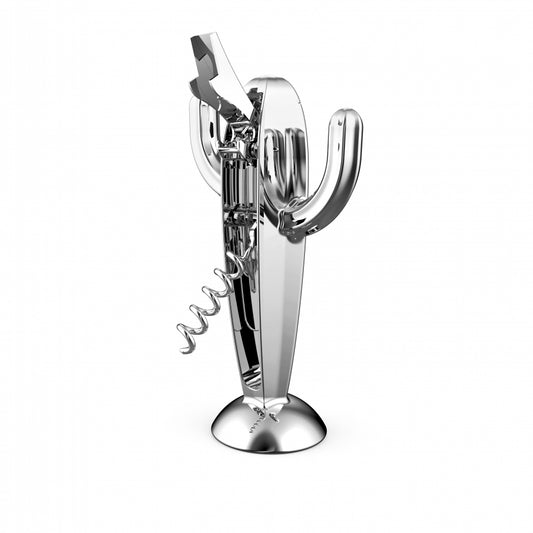 Tirbuson din Metal Argintiu Silver D14xH8cm