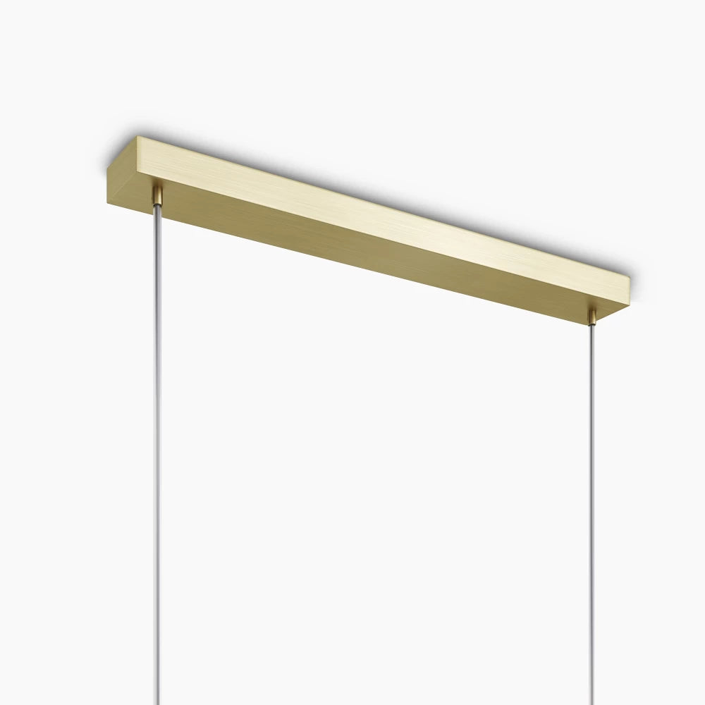 Lustra din Metal Auriu si Sticla Gri H60xL110cm Antic