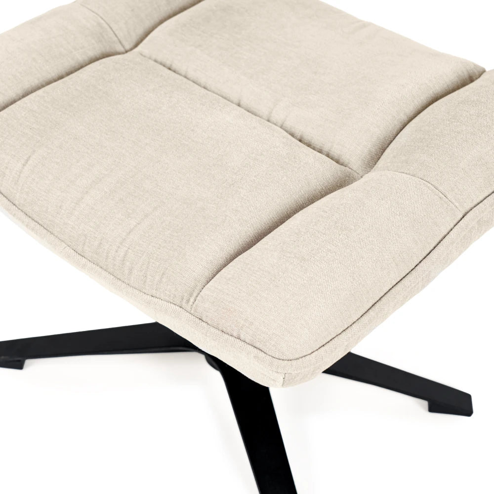 Taburet Ovar bej L52cm x A43cm x H40cm