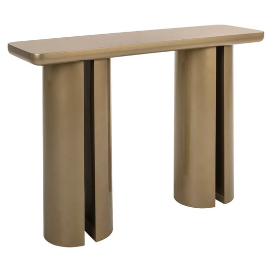 Consola din MDF Auriu H80xL120cm Whisker