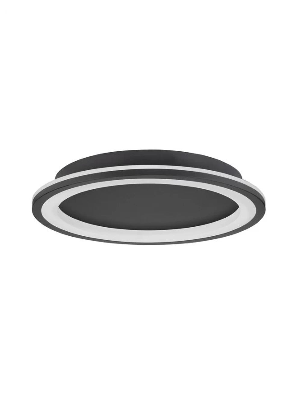 Plafoniera din Aluminiu Negru H4.6xL37cm IP20 30W 2223lm 3000k OGGY