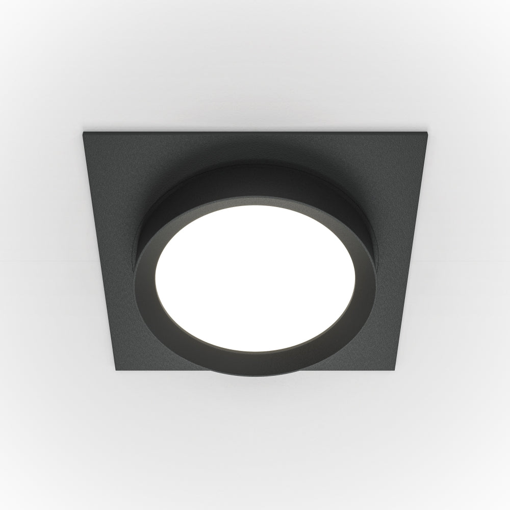 Spot incastrat din Aluminiu Negru GX53 15W L11xH5cm Hoop
