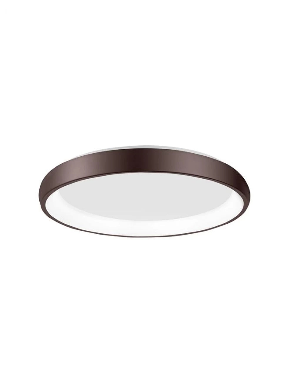 Plafoniera structura din Aluminiu Maro si abajur din Acrilic Alb H8.5xL61cm IP20 50W 2876lm 3000k ALBI