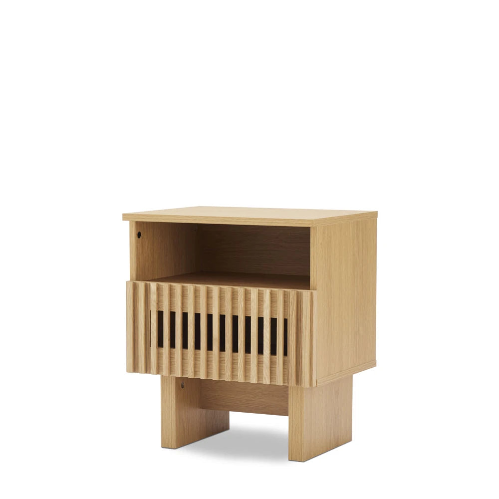 Noptiera cu sertar Lugano de culoare natural L45xH52cm