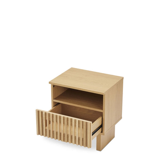 Noptiera cu sertar Lugano de culoare natural L45xH52cm