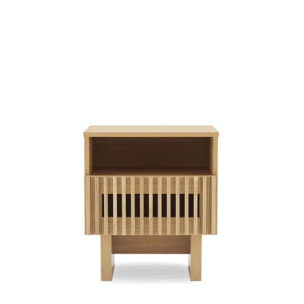 Noptiera cu sertar Lugano de culoare natural L45xH52cm