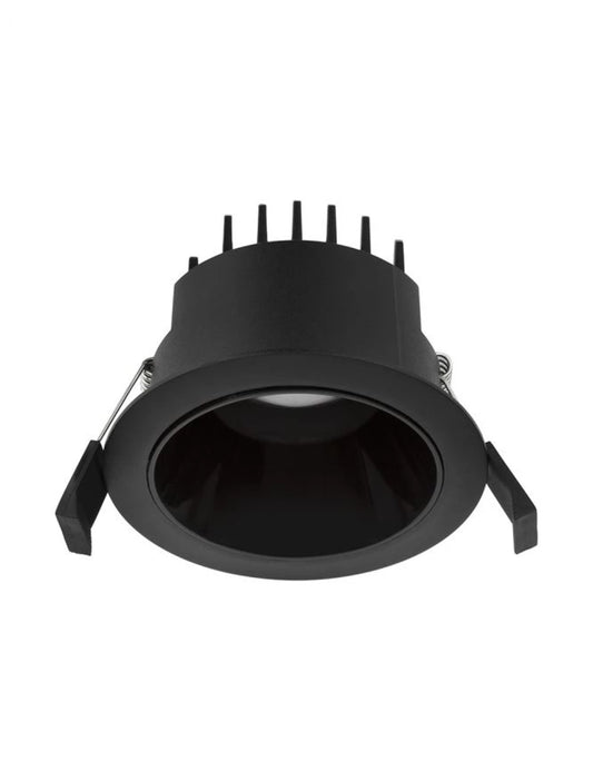 Spot incastrat din Aluminiu Negru H7xL10cm IP20 10W 980lm 3000k CARPO