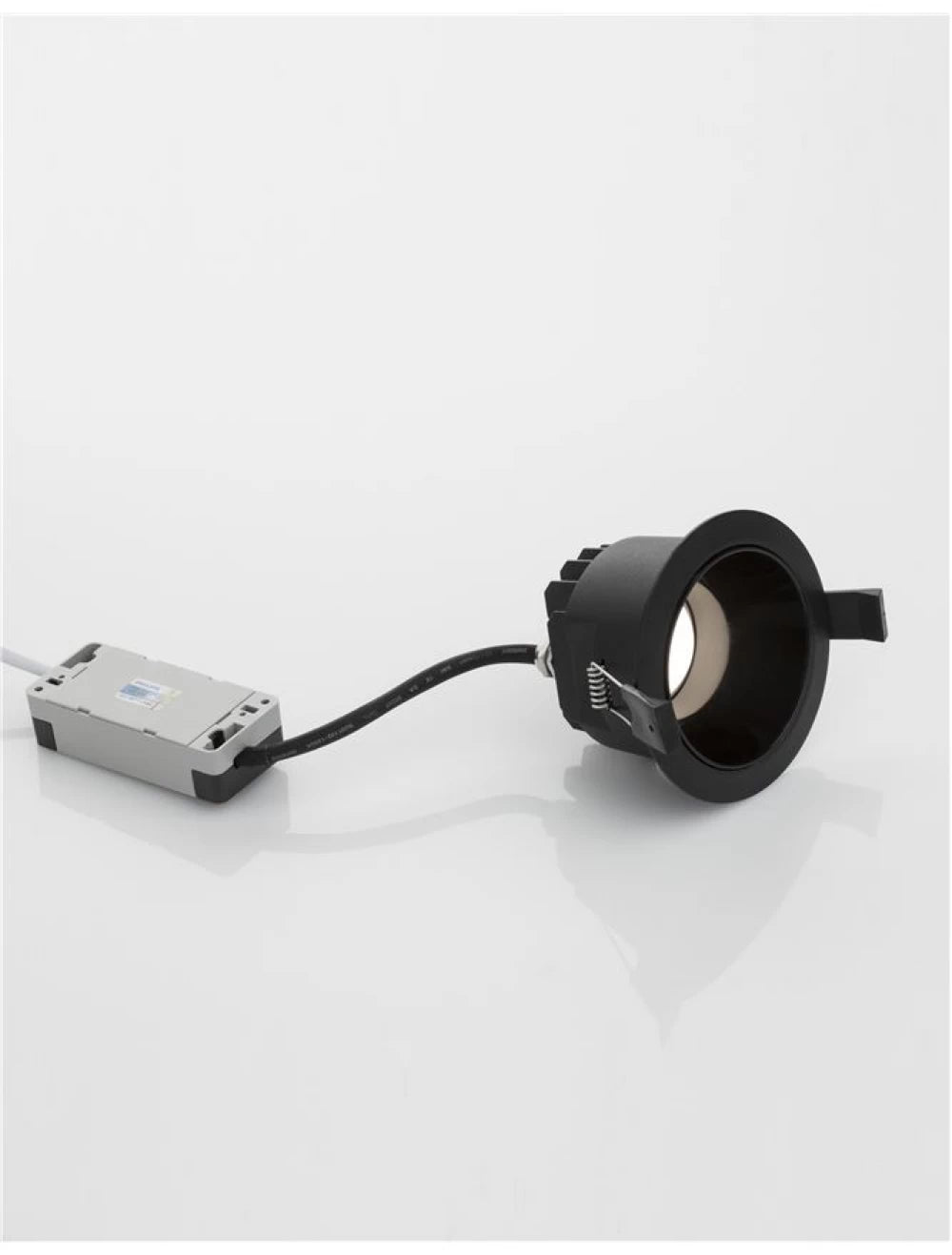 Spot incastrat din Aluminiu Negru H7xL10cm IP20 10W 980lm 3000k CARPO