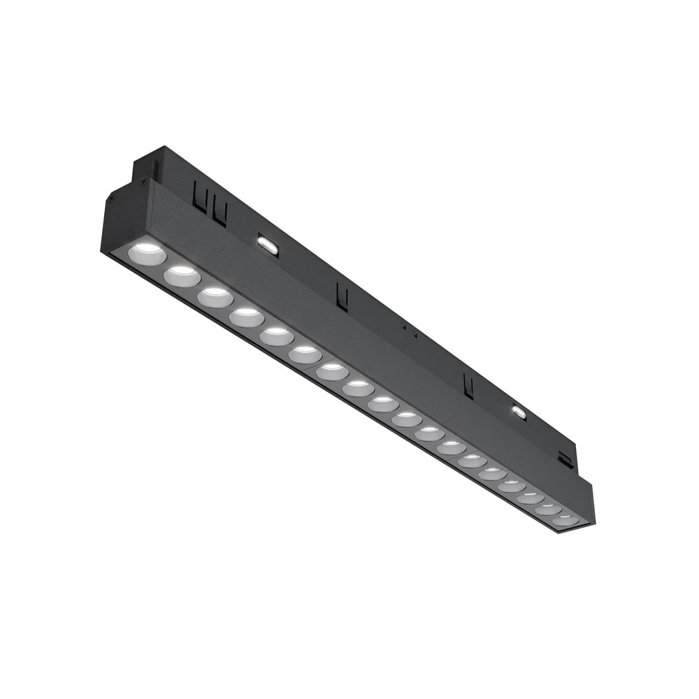 Spot pentru sina Exility incastrata din Aluminiu Negru H4xL33cm IP 20 18W 1350lm 4000k Points